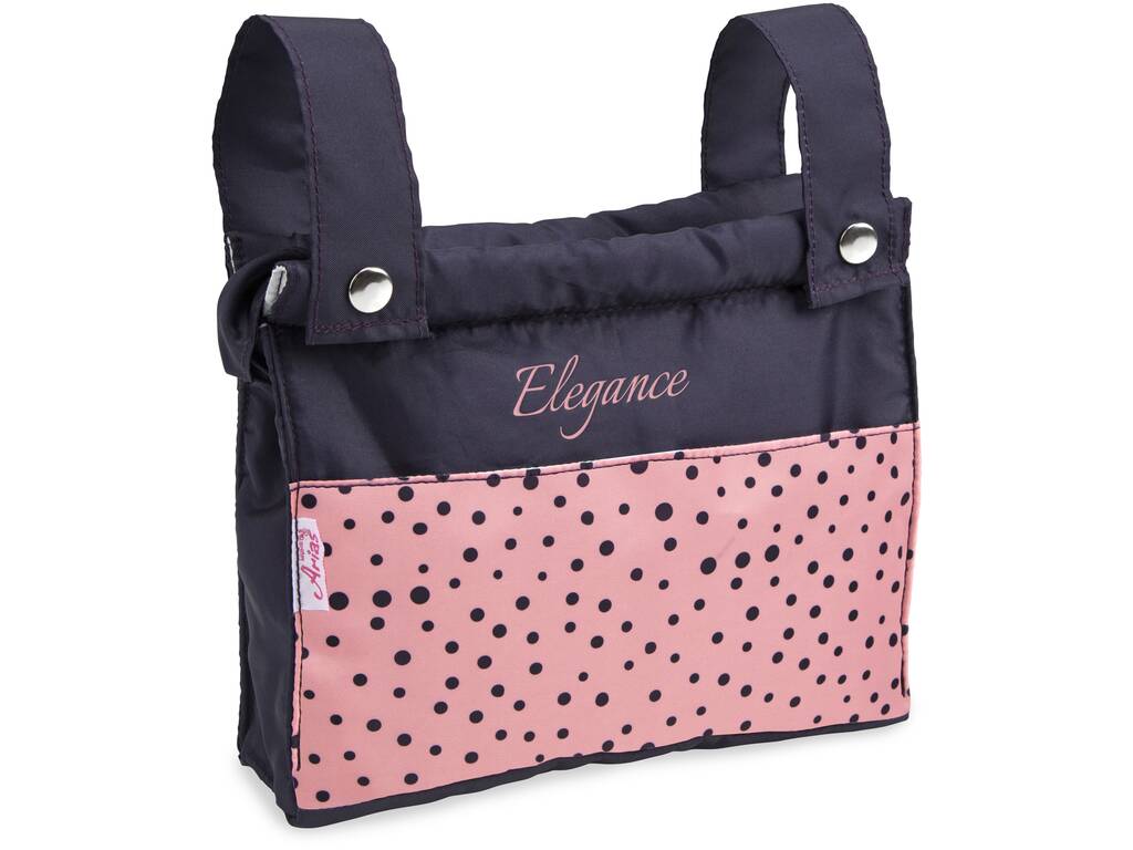 Passeggino per bambole Elegance con tettuccio e borsa Arias 40606