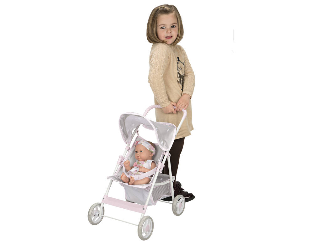 Passeggino per bambole Emma con tettuccio Arias 40622