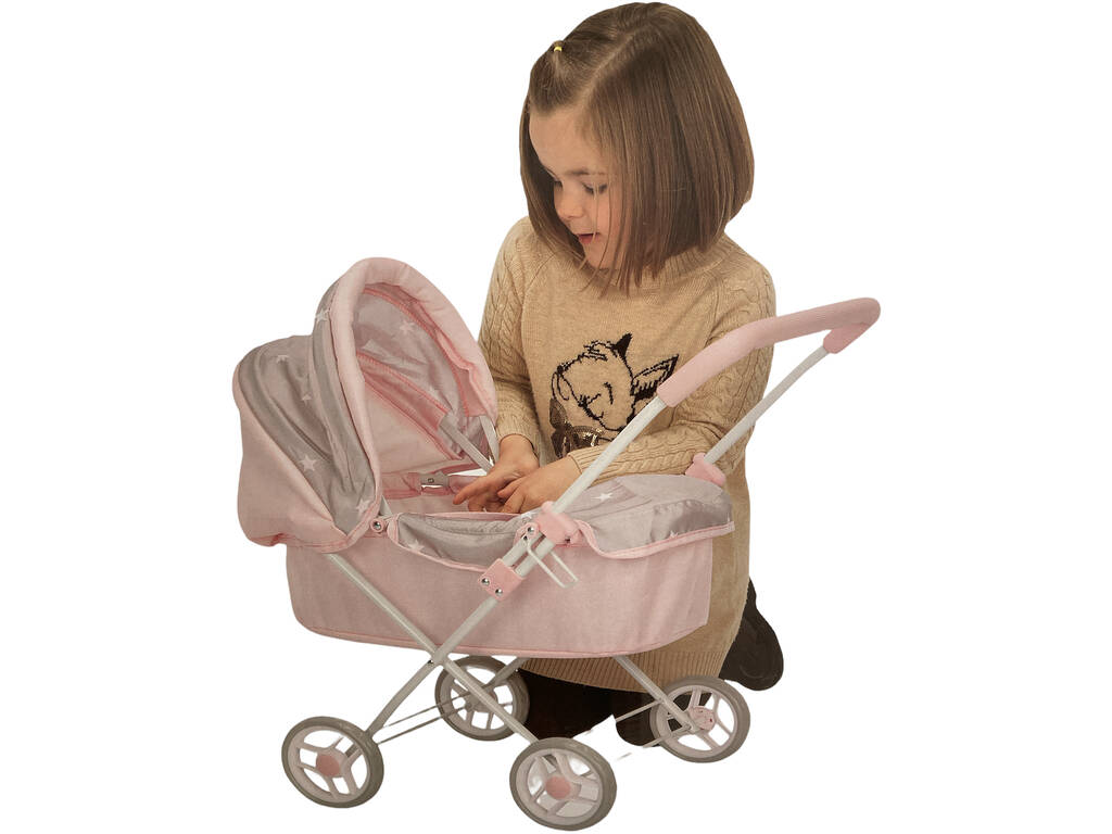 Carro de Bonecas Emma com Capota Arias 40625