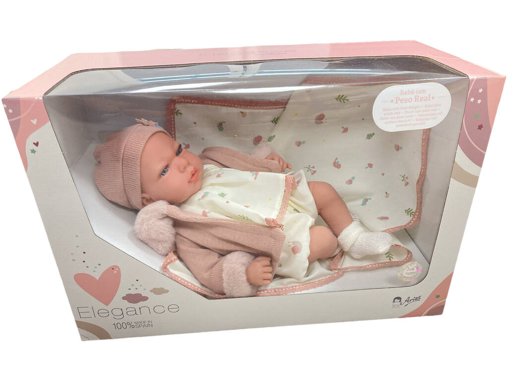Boneca Elegance Andie com Manta 40 cm. Arias 60682