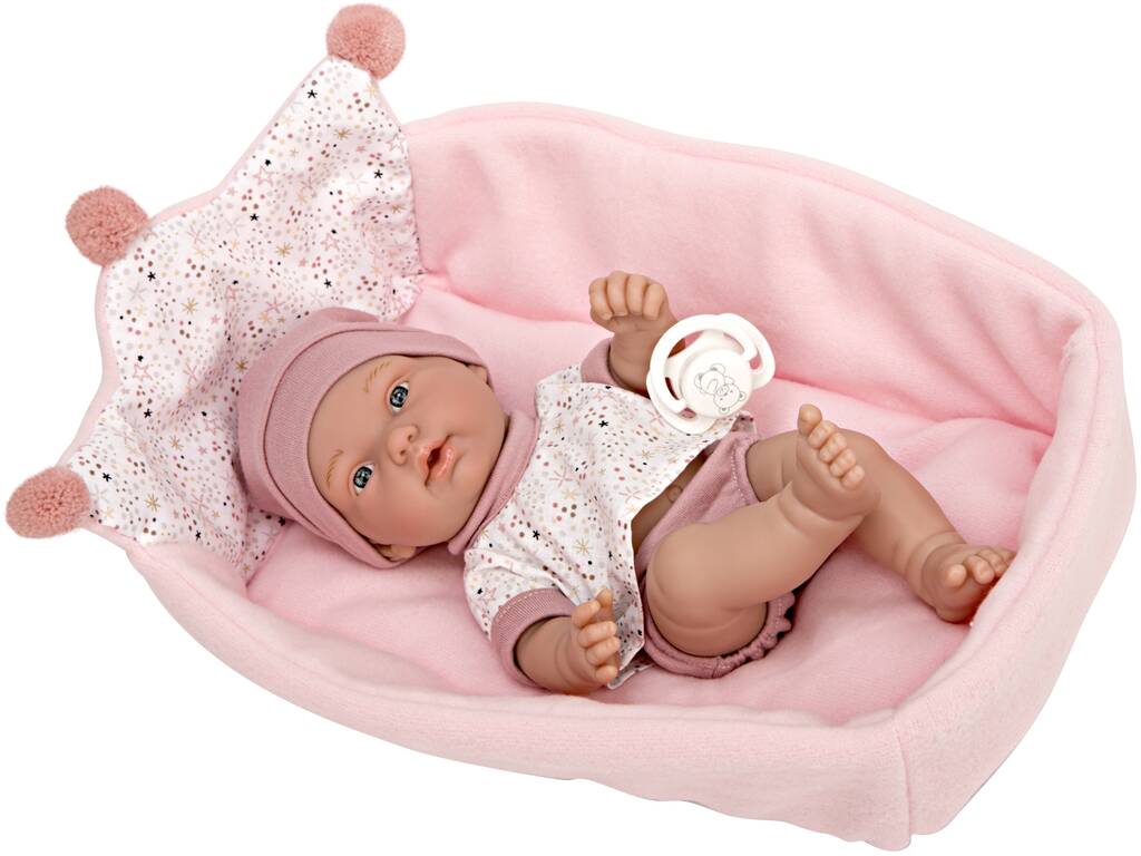 Doll Elegance Pillines Pink 26 cm. avec nacelle Arias 60693