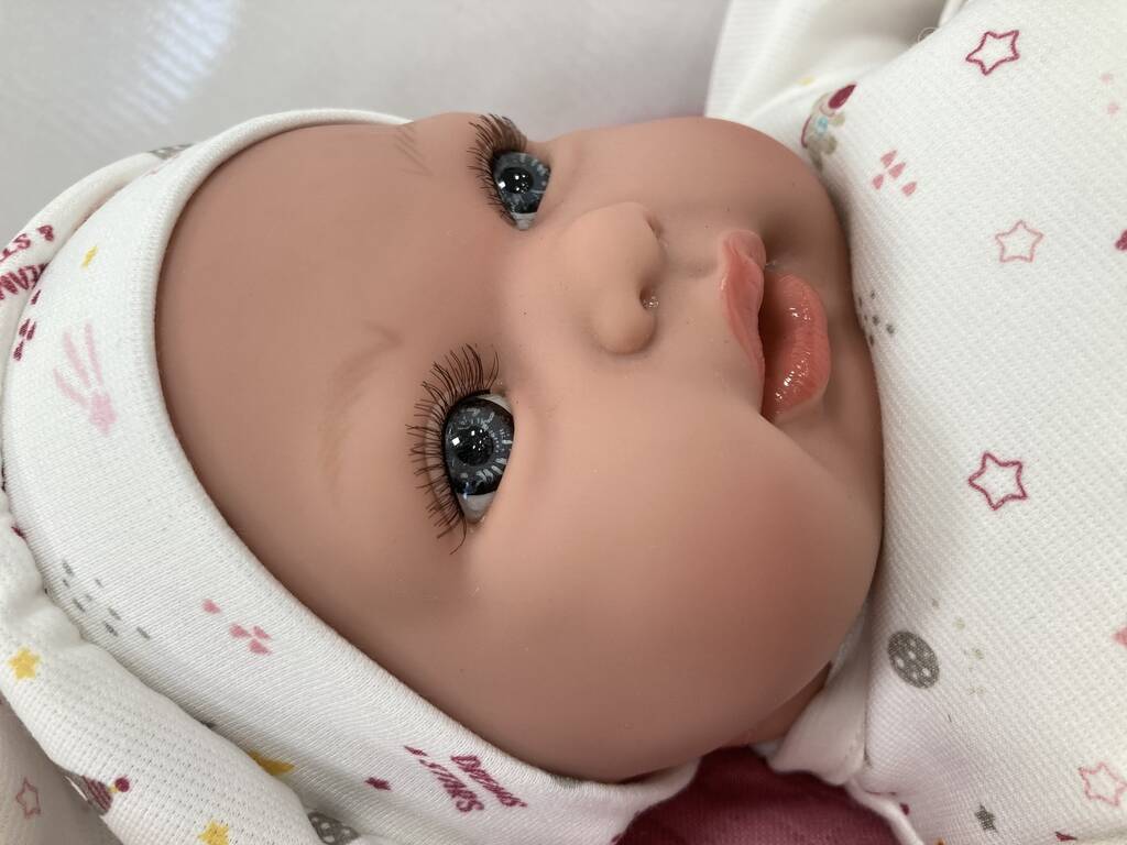 Muñeca Elegance 45 cm. Mies Rosa con Manta Arias 65306