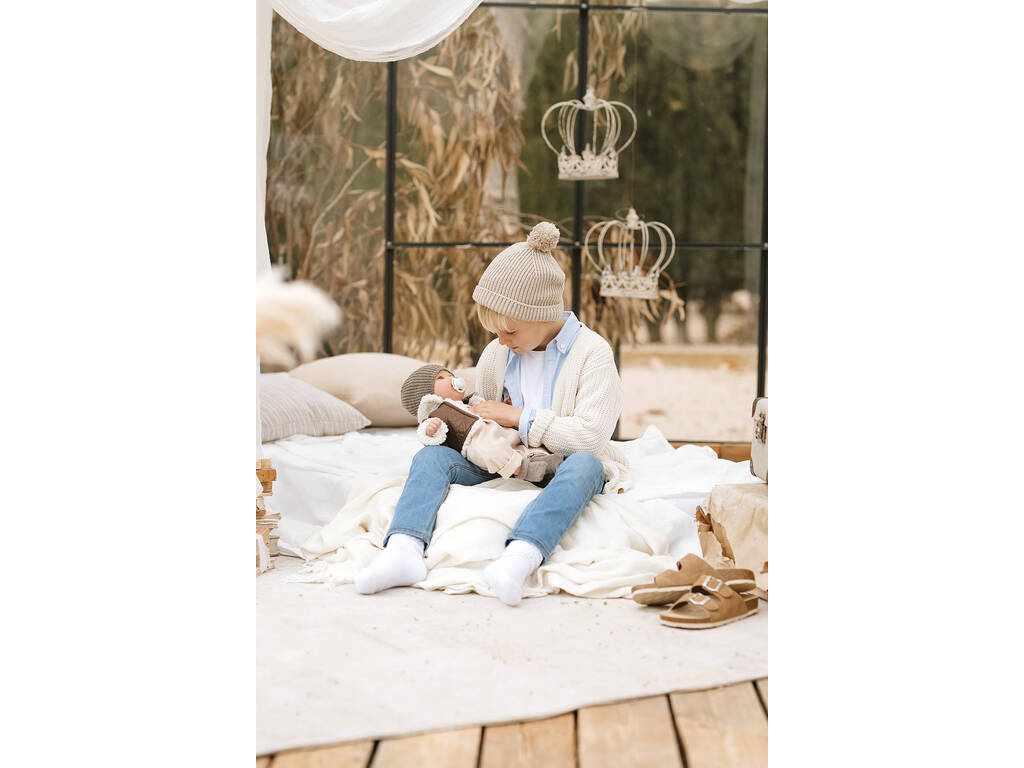 Boneco Elegance 45 cm. Irio Marrom 14 Sons Arias 65317