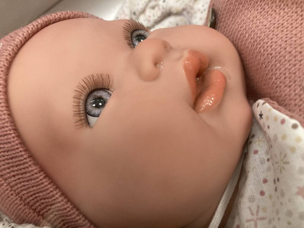 Bambola Reborn 45 cm. Mia con sacco a pelo Arias 98115