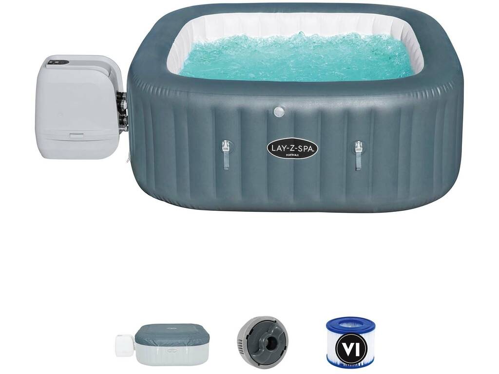 Spa Gonflable Hawai Air Jet Lay-Z-Spa 180 X 180 X 66 cm Bestway 60031