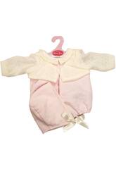 Robe de poupée rose avec veste 42 cm. Antonio Juan 9141-J9