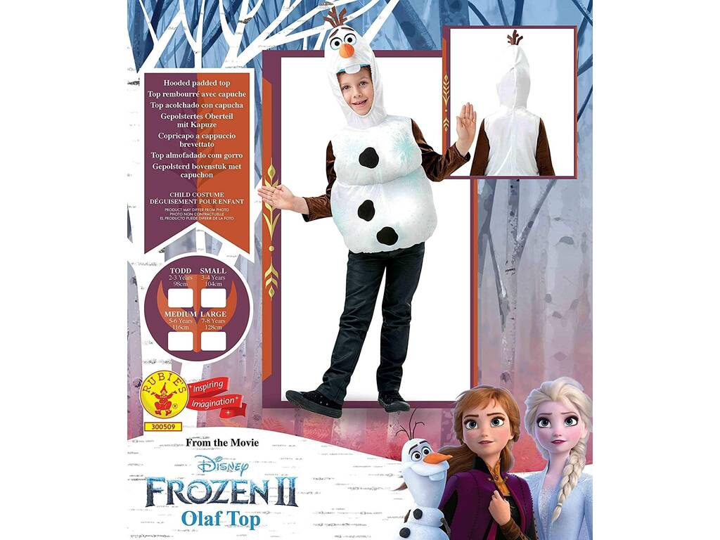 Bébé Olaf Frozen II Costume Taille T Rubies 300509-T