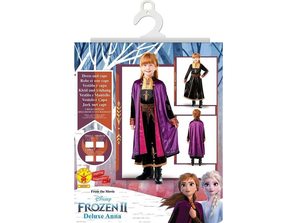  Costume d'enfant Anna Travel Frozen II Deluxe Taille M Rubies 300507-M