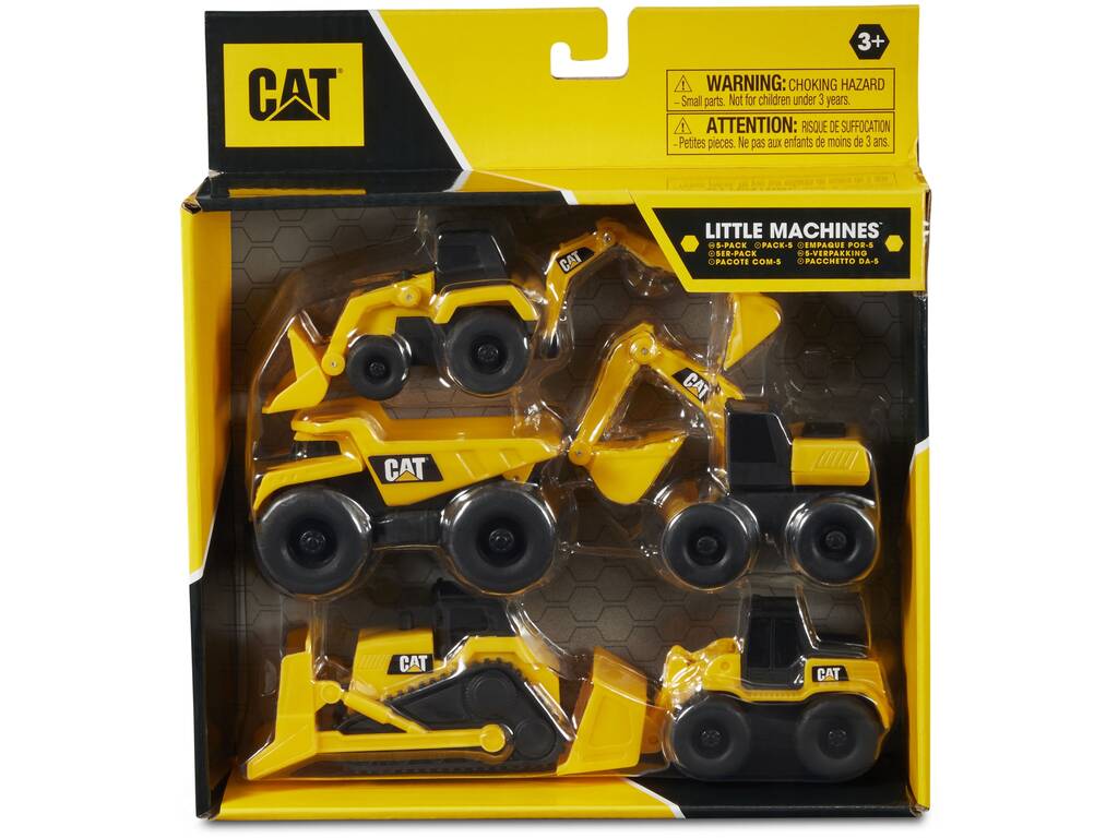 Cat Little Machines 5 Pack Véhicules de construction Funrise 82150
