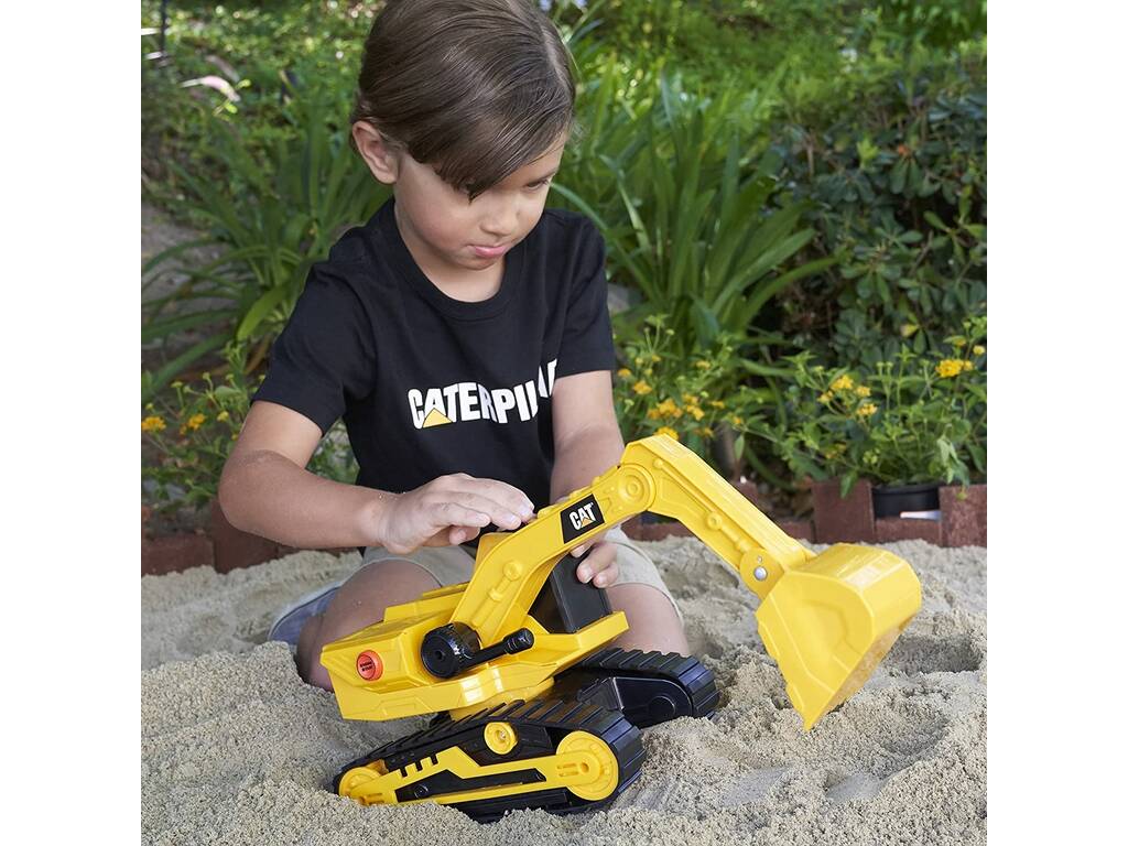 Cat Veicolo escavatore 30 cm. Luci e suoni Funrise 82268