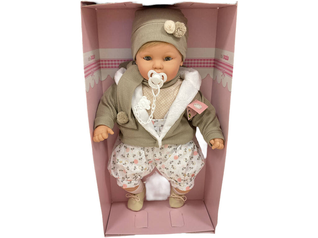Poupée Baby Dulzón 62 cm. Veste et écharpe Berbesa 8055