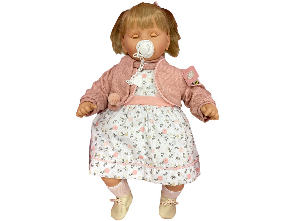 Muñeca Baby Dulzona 62 cm. Chaqueta y Bufanda Berbesa 8056