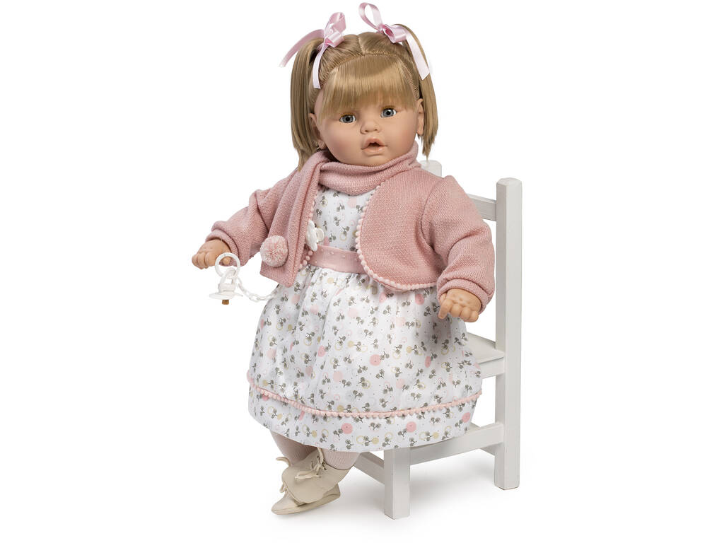 Muñeca Baby Dulzona 62 cm. Chaqueta y Bufanda Berbesa 8056
