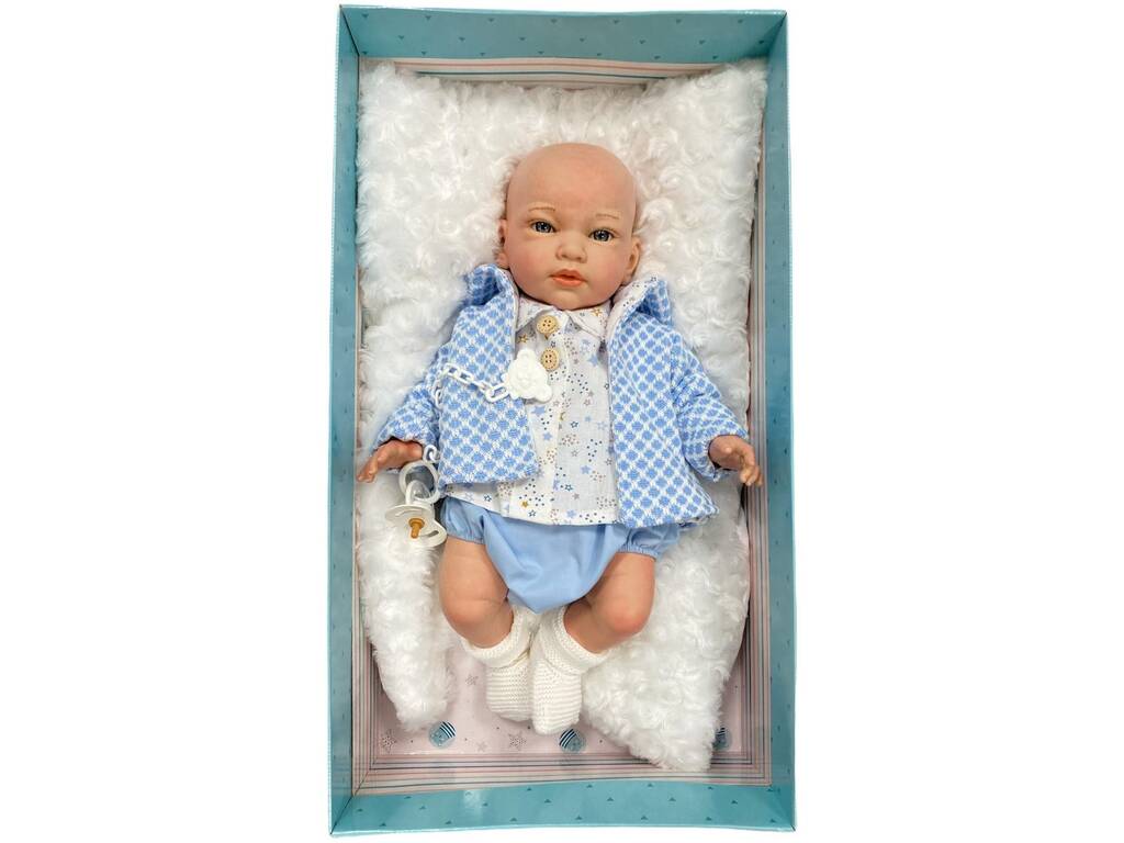 Pupazzo Reborn Gonzalo 46 cm. con cuscino Guca 10225