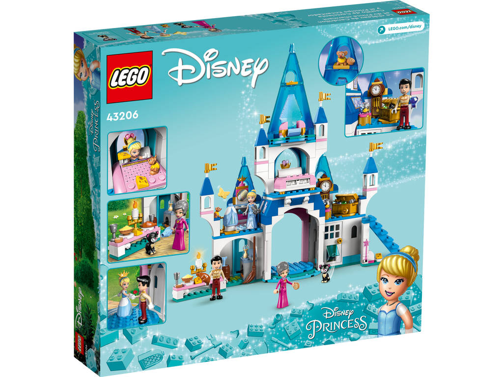 Lego Disney Principessa Cenerentola e Castello del Principe 43206