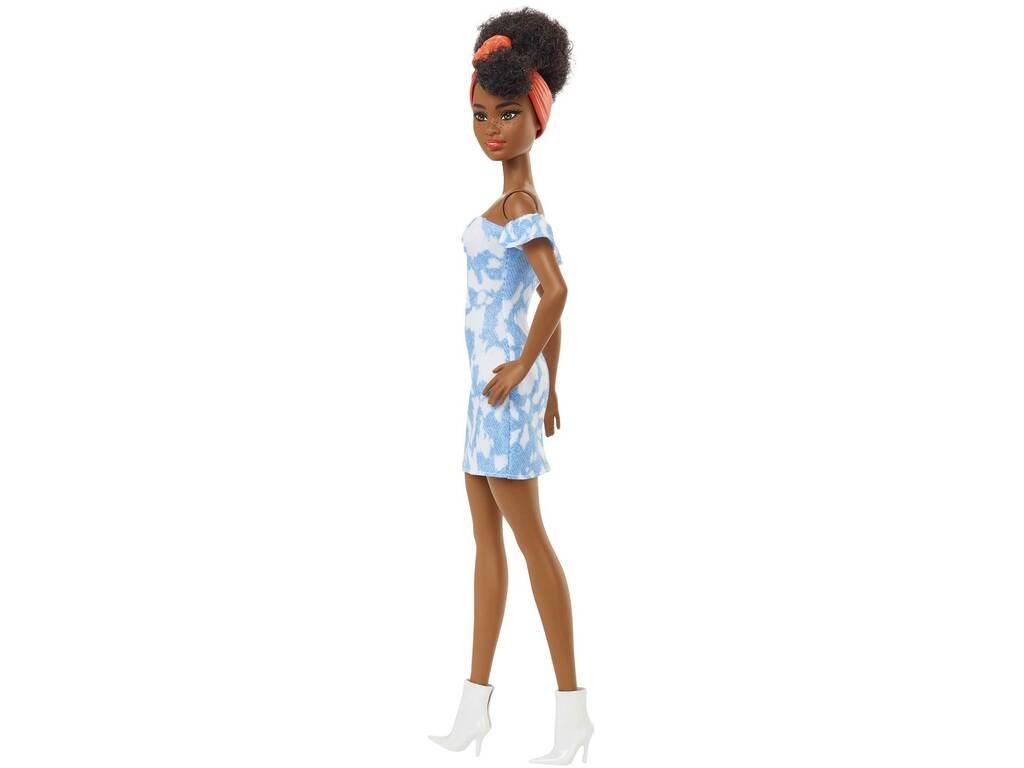 Barbie Fashionista Vestido Vaquero Decolorado Mattel HBV17
