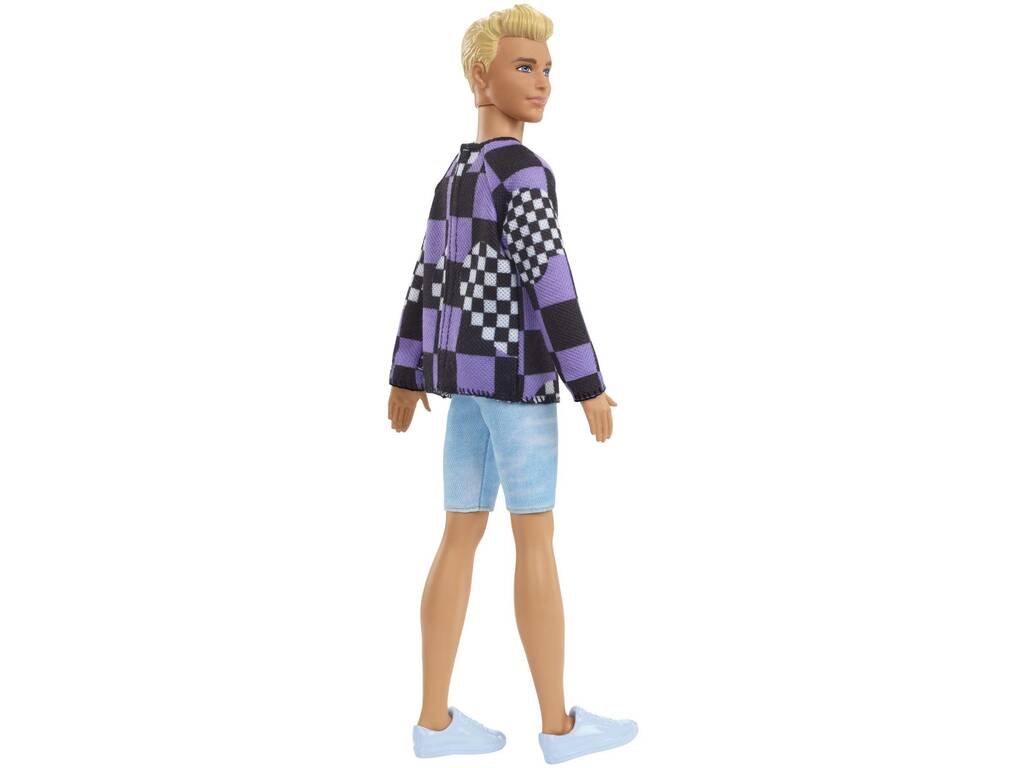 Ken Fashionista Sweatshirt à carreaux Mattel HBV25