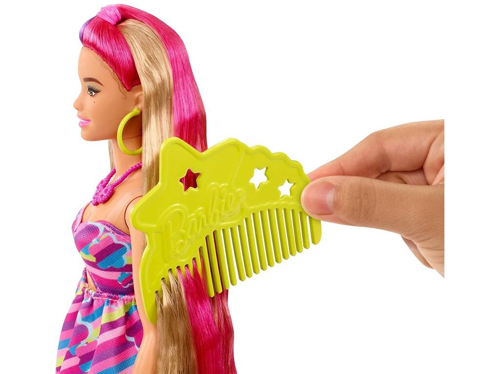 Barbie Totally Hair Capelli extra lunghi a fiori Mattel HCM89