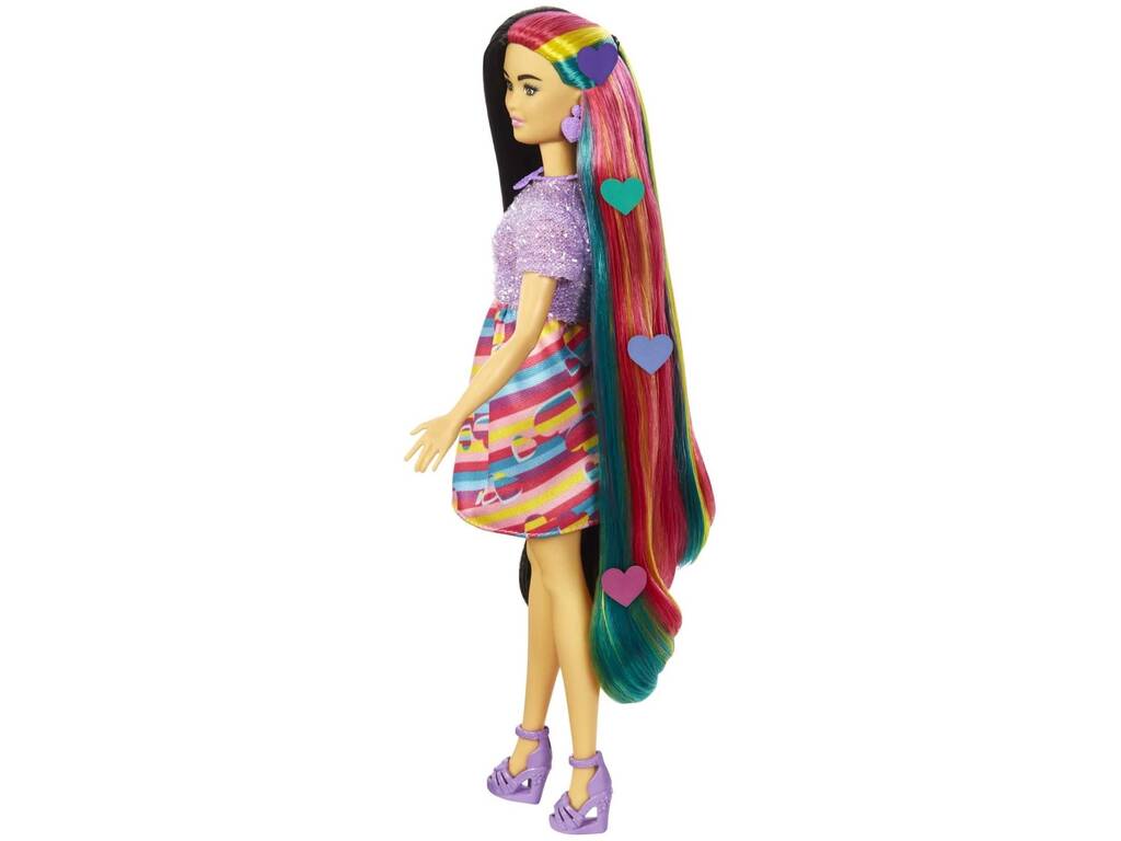 Barbie Totally Hair Capelli Extra Lunghi Cuore Mattel HCM90