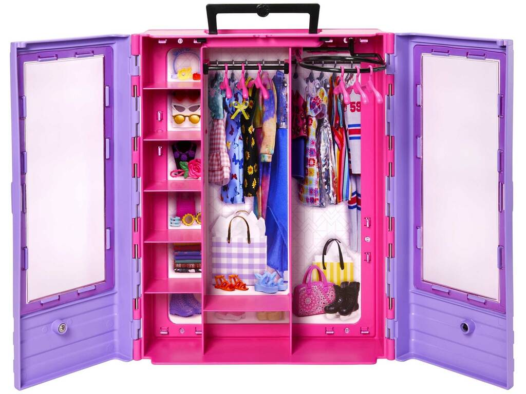 Barbie Superarmario Portatile con Bambola Mattel HJL66