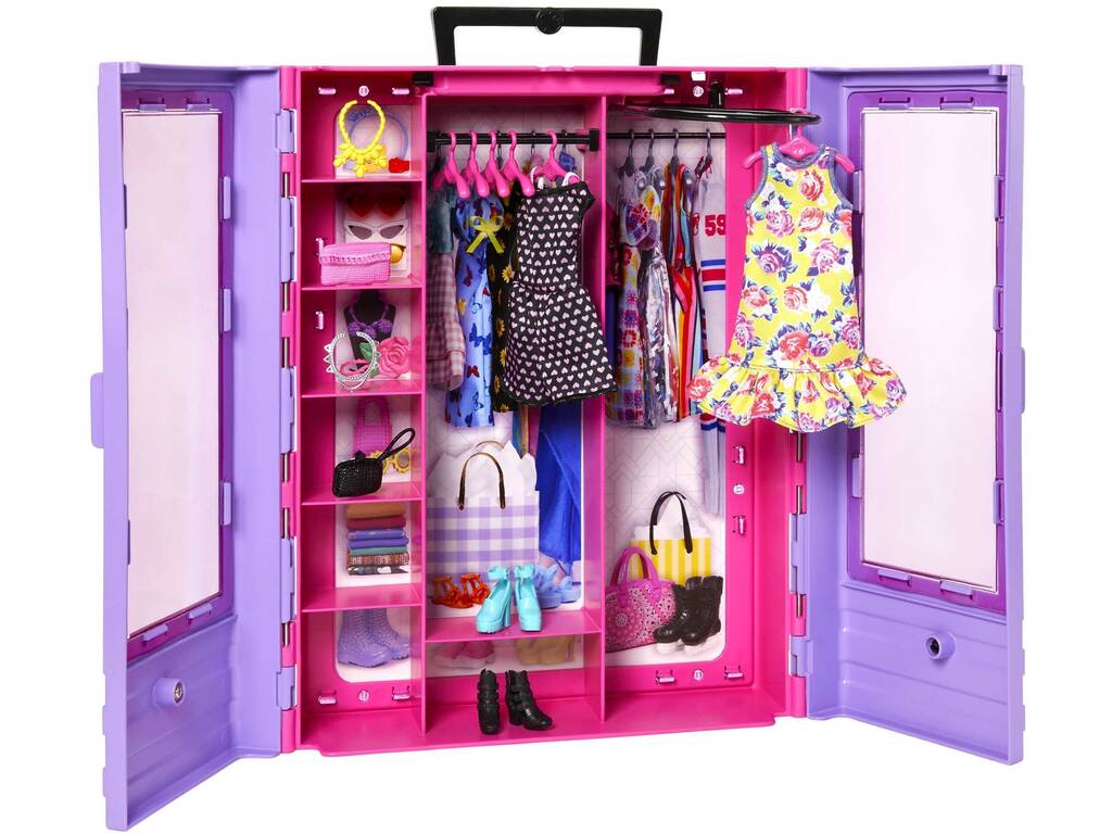 Barbie Superarmario Portatile con Bambola Mattel HJL66
