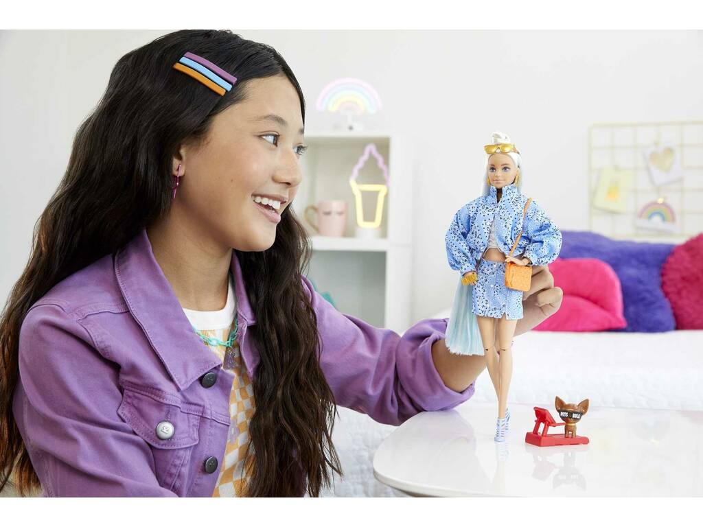 Barbie Extra Completo Stampa Bandana Mattel HHN08