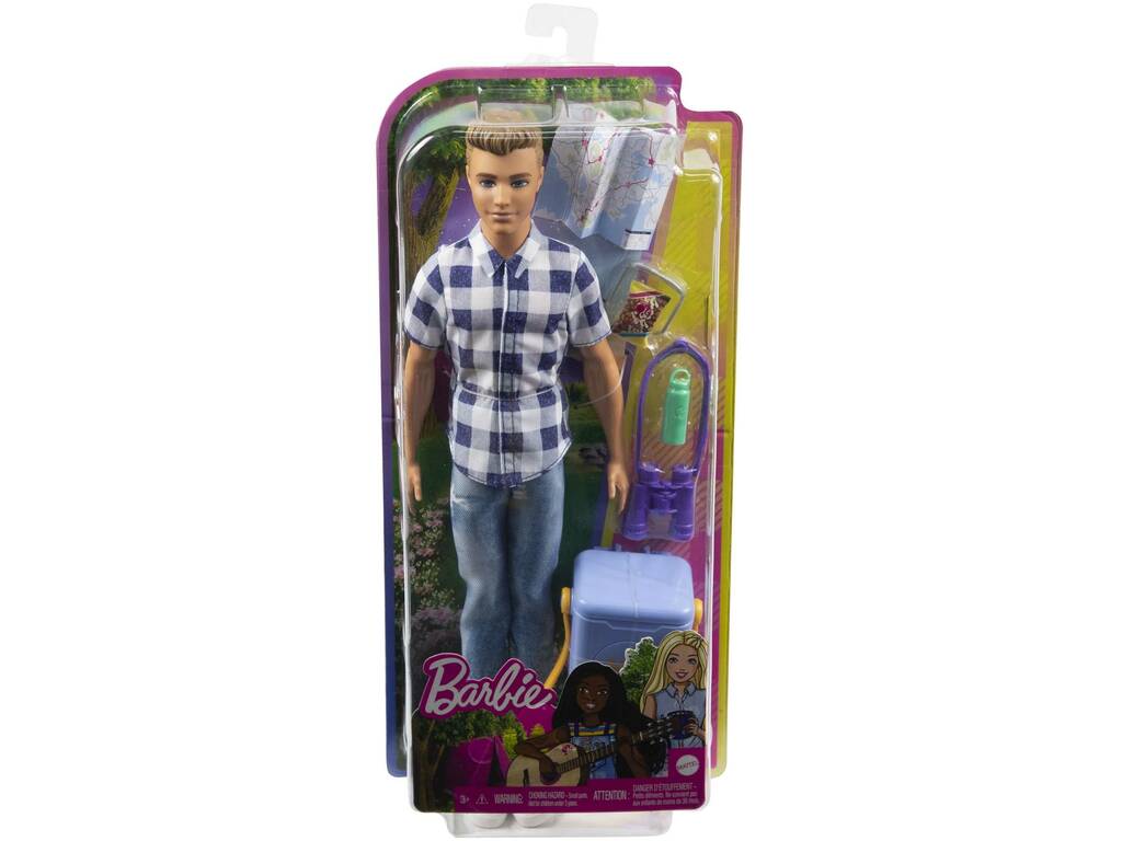 Barbie ¡Vamos Acampar! Ken de Acampar Mattel HHR66
