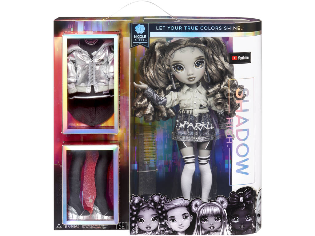 Rainbow High Boneca Shadow High Nicole MGA 583585