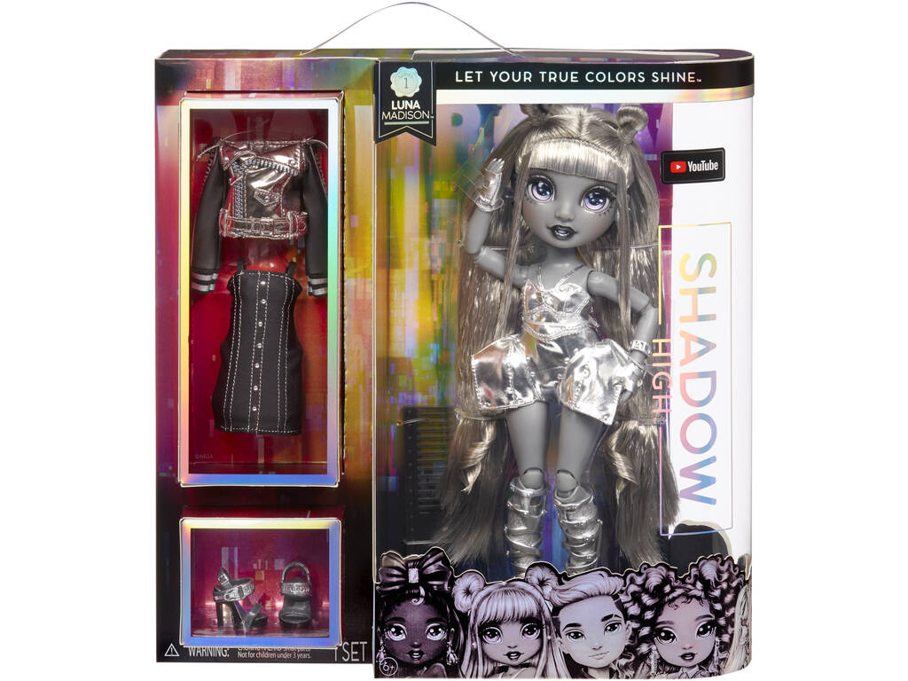Rainbow High Boneca Shadow High Lua MGA 583530