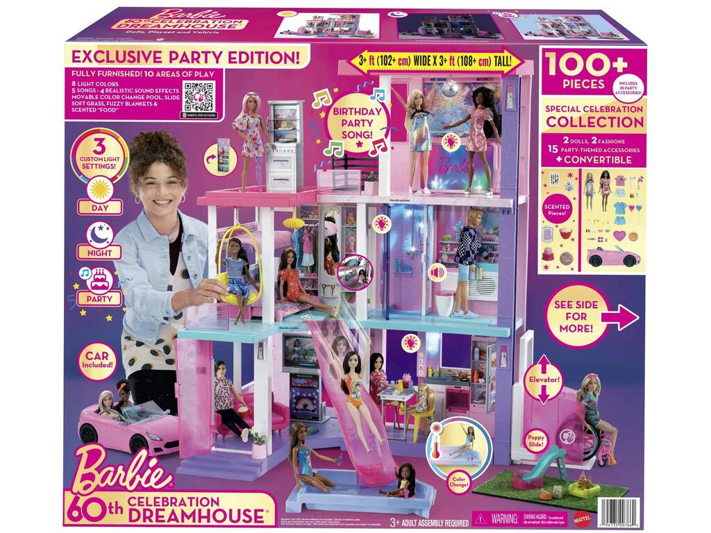 Barbie Dreamhouse 60 Aniversário Mattel HCD51