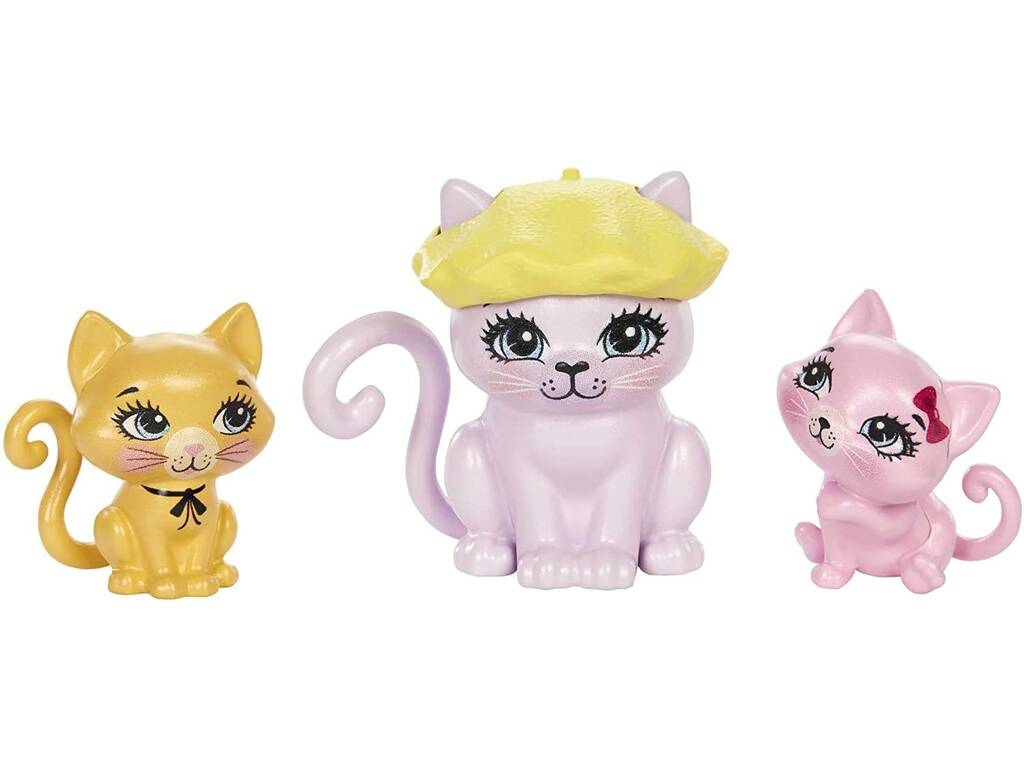 Enchantimals City Tails Famiglia siamese Mattel HHC11