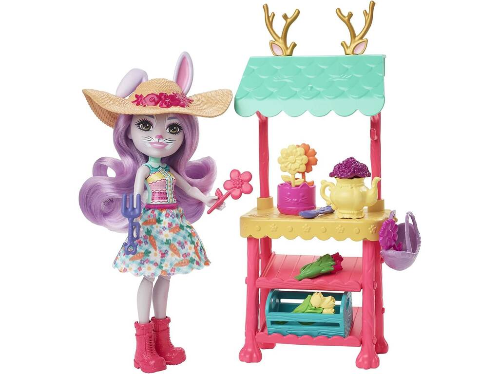 Enchantimals City Tails Mercato Rurale Becker Bunny Mattel HHC17