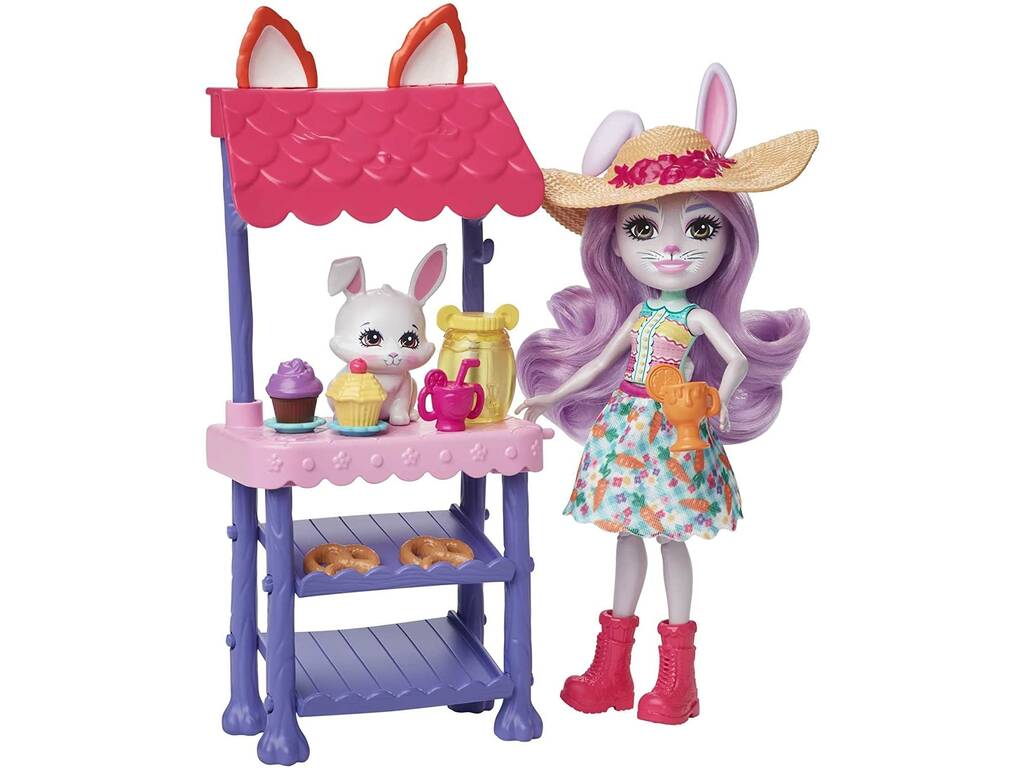 Enchantimals City Tails Mercato Rurale Becker Bunny Mattel HHC17