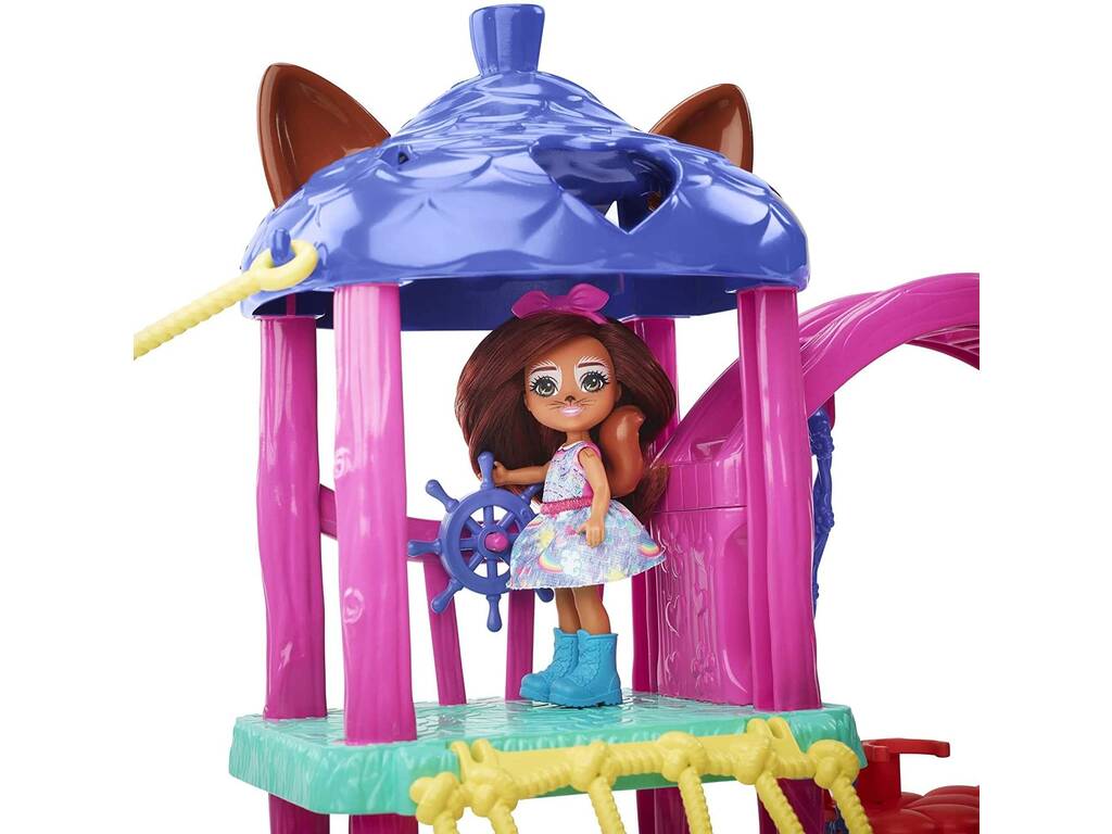 Enchantimals City Tails Sabine Squirrel Urban Park Mattel HHC16