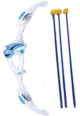 Set de tir à l'arc 60 cm. avec flèches et cible blanche