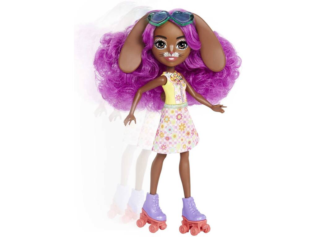 Enchantimals City Tails Pack 5 Muñecas Skate Mattel HHC19