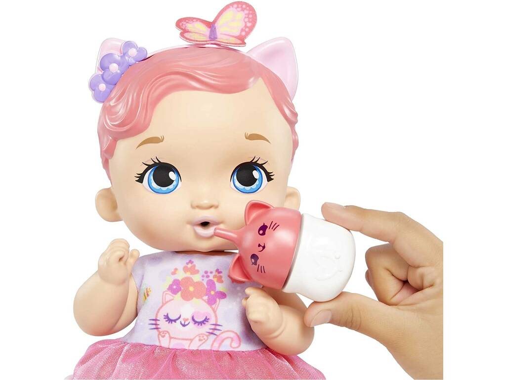 My Garden Baby Gattino Bebè e fa la pipì rosa Mattel HHL21
