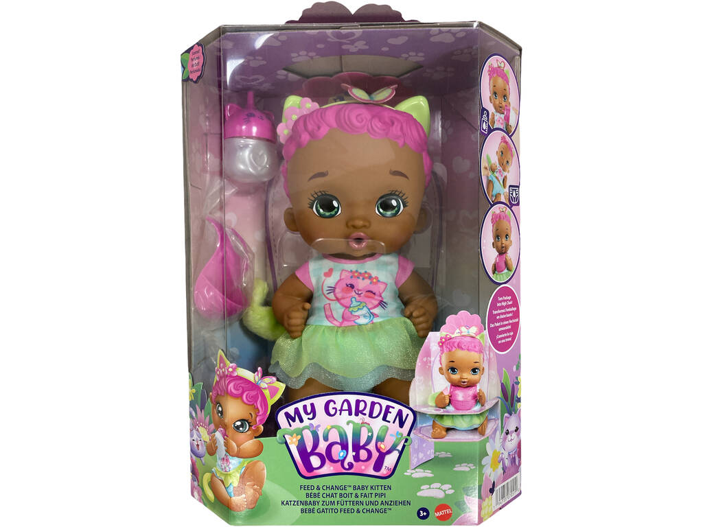 My Garden Baby Gattino Pipì Verde Mattel HHL23