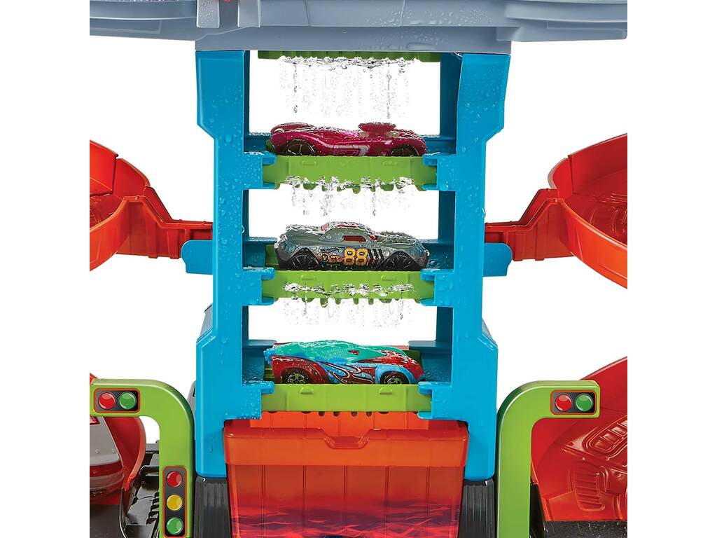 Hot Wheels City Mega Torre dell'autolavaggio Mattel HDP05