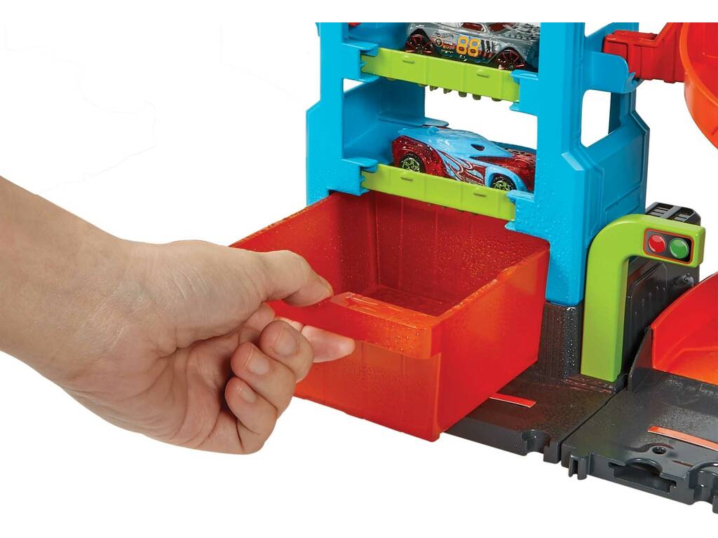 Hot Wheels City Mega Torre dell'autolavaggio Mattel HDP05
