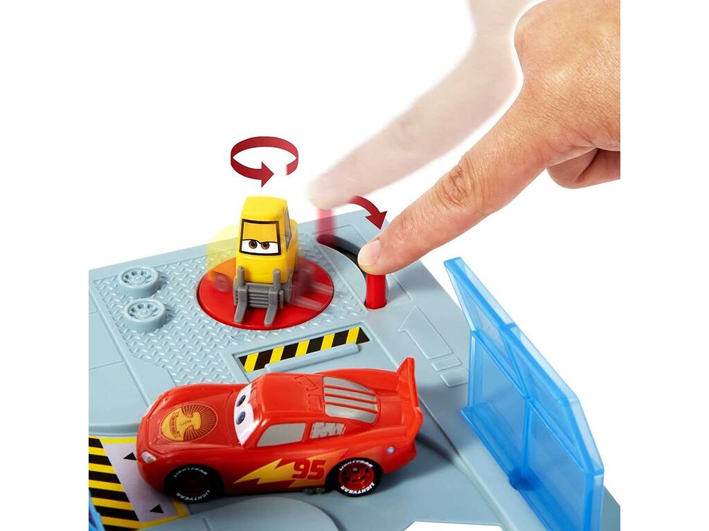 Cars On The Road Circuito da corsa Dinoco Rusteze Mattel HGV69