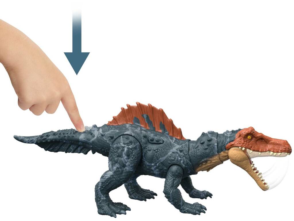 Jurassic World Dominion Siamosaurus Azione colossale Mattel HDX51