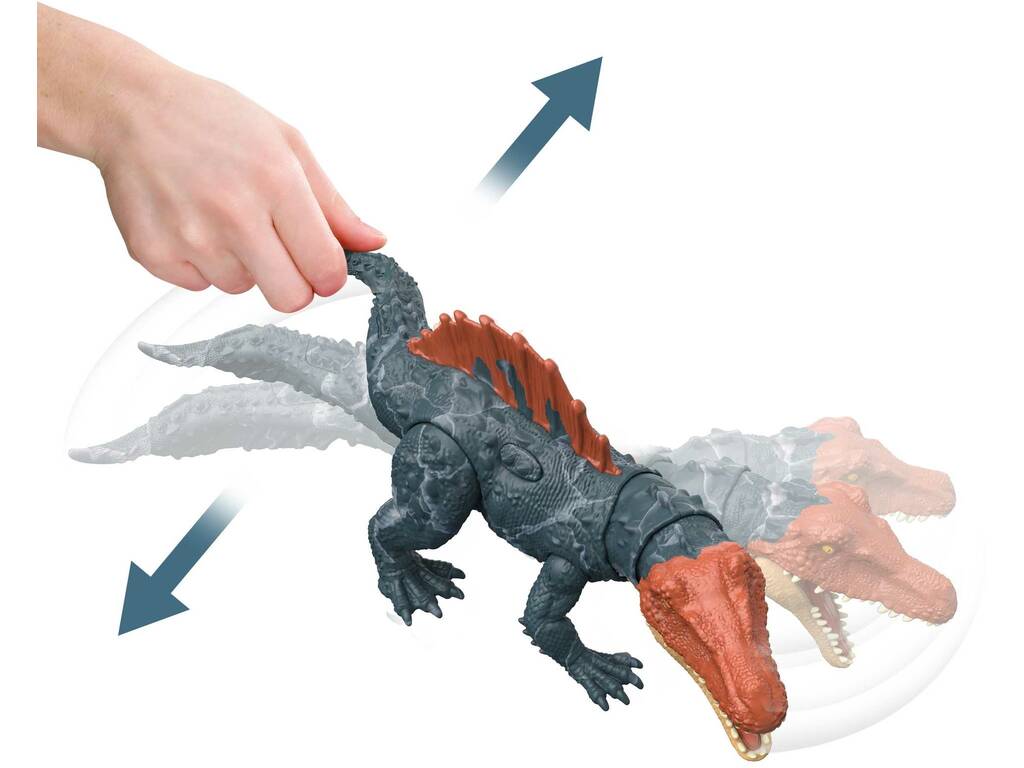 Jurassic World Dominion Siamosaurus Azione colossale Mattel HDX51
