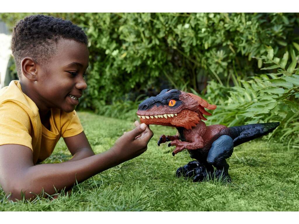 Jurassic World Flaming Uncaged Dinosaur Mattel GWD70