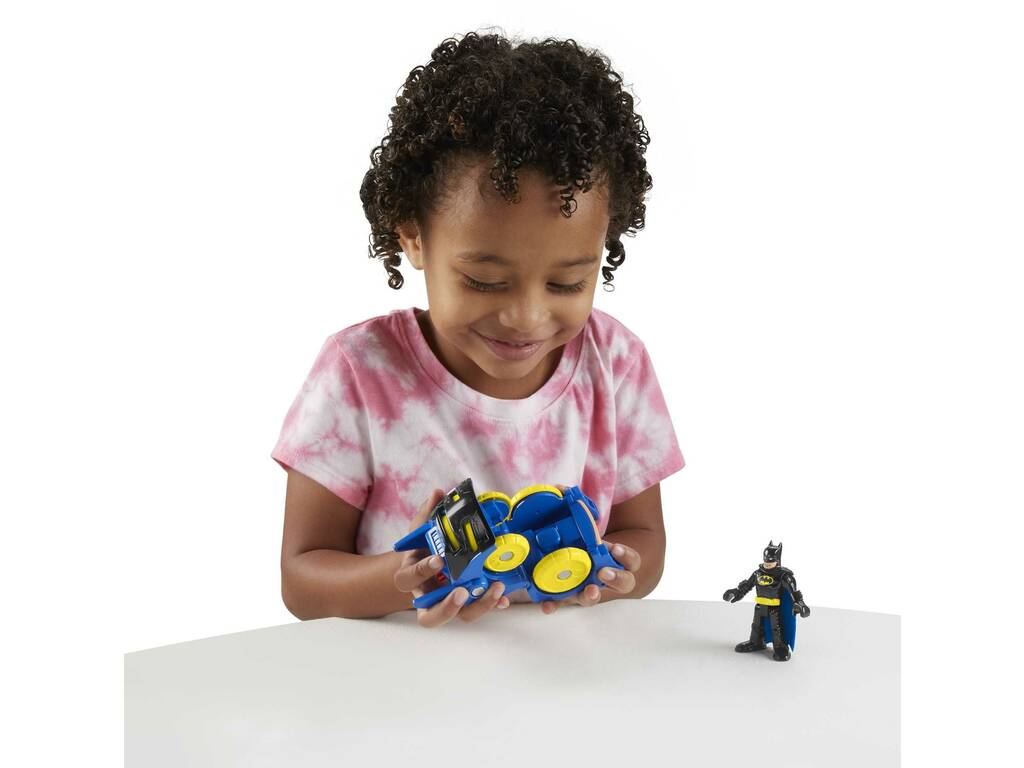 Imaginext DC Testa veicolo Batman e Batmobile Mattel HGX91
