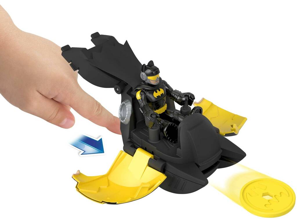 Imaginext Dc Testa Veicolo Batman e Batwing Mattel HGX93
