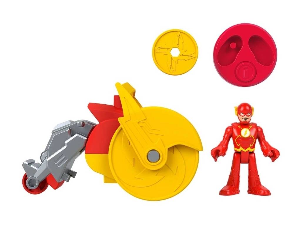 Imaginext DC Testa Veicolo The Flash e Flashciclo Mattel HGX94