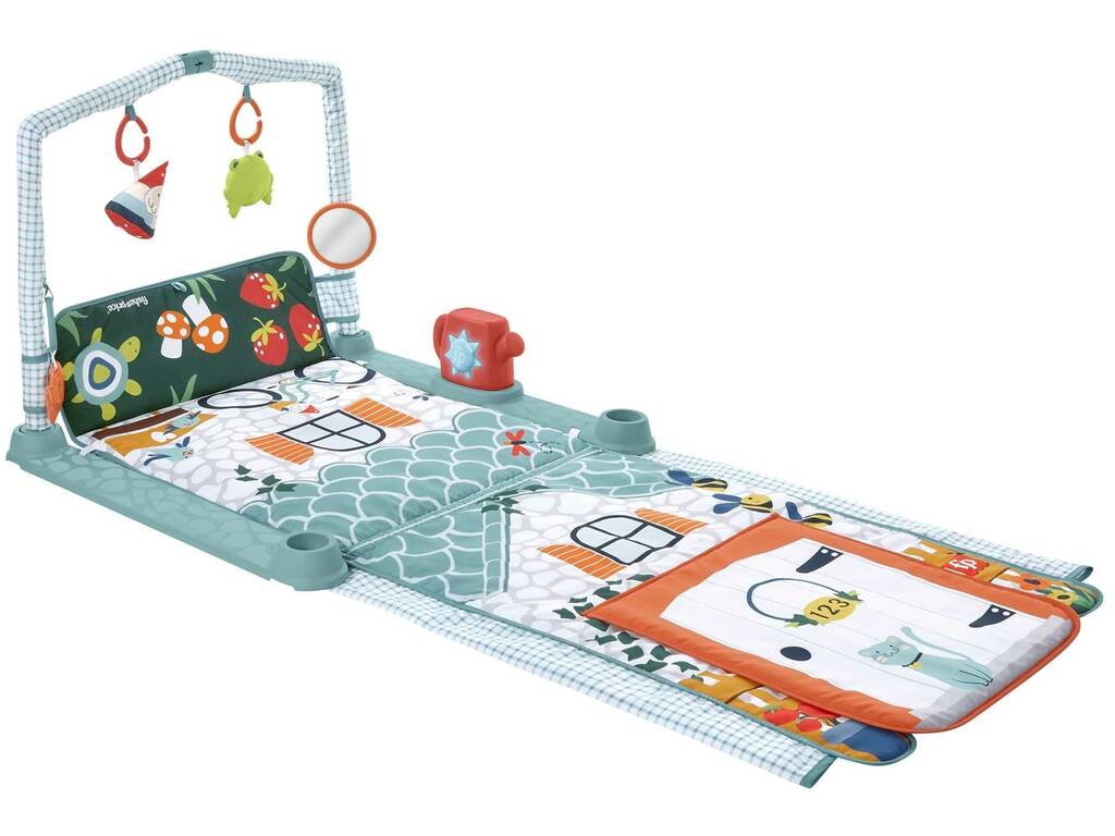 Fisher Price Parco Giochi Attivitá Gioca e Gattona 3 in 1 Mattel HJK45