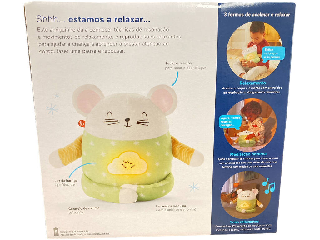 Souris Fisher Price Meditate With Me Portugais Mattel HJN46