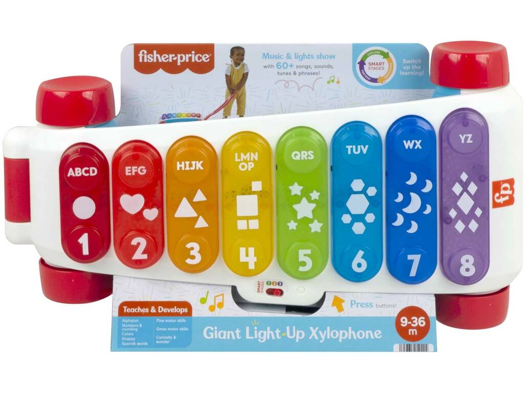 Fisher Price Xylophone géant lumineux Mattel HJK38
